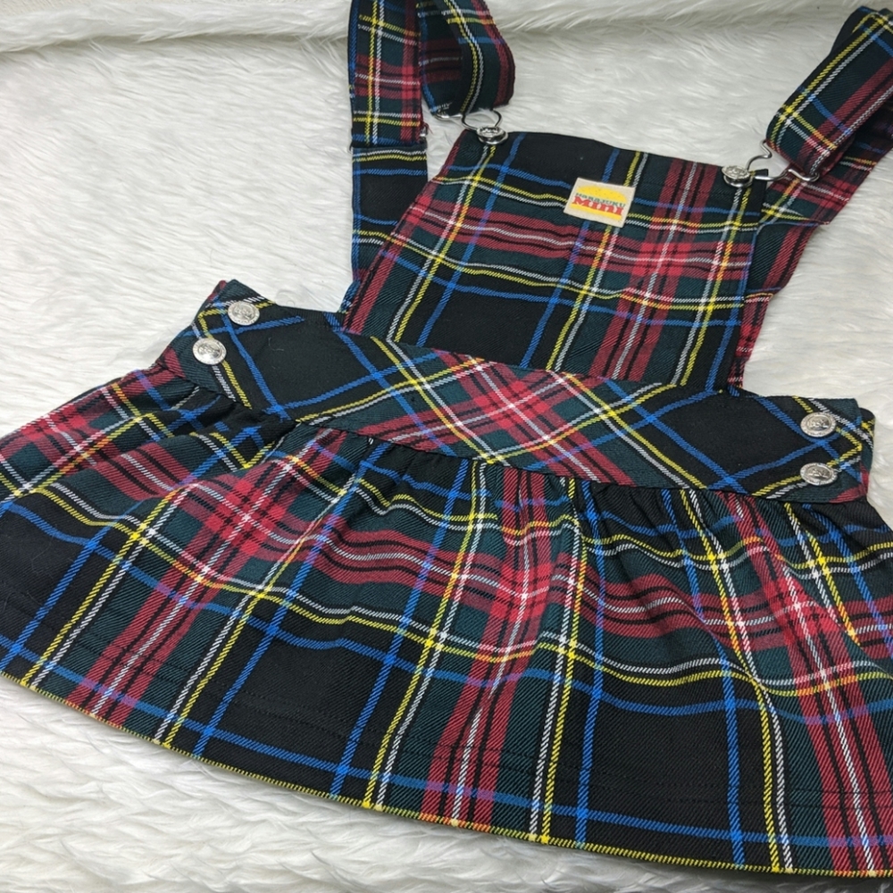 NWOT Harajuku Mini Plaid Romper
